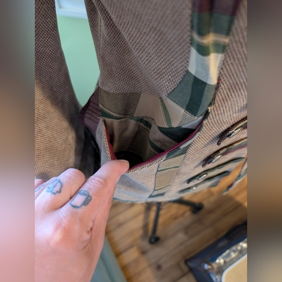 ✨one of a kind✨ Gorgeous Earth Toned Bespoke Steampunk Light Jacket | Medium - Picture 8 of 10